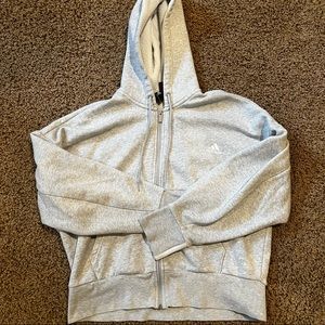 Womens Adidas Crop Zip-up